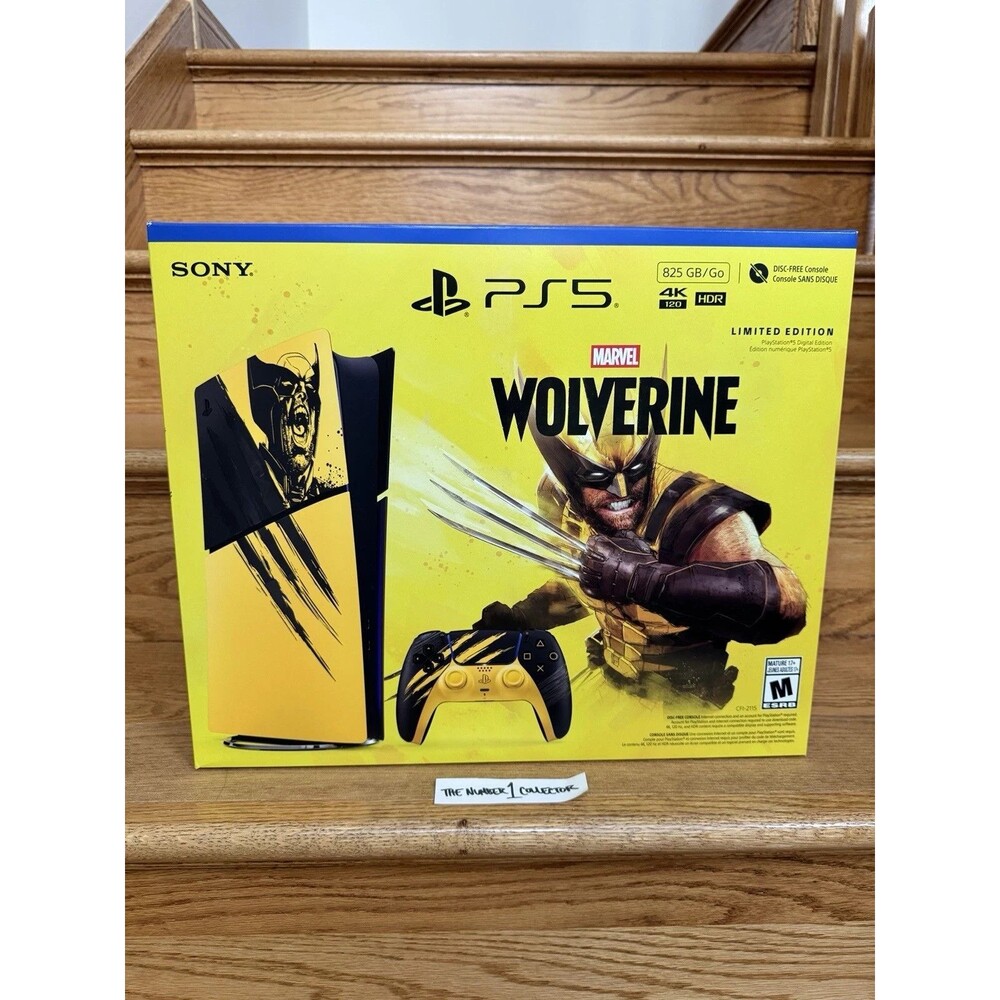 NEW & IN-HAND PlayStation 5 PS5 Digital Console Wolverine Limited Edition Bundle